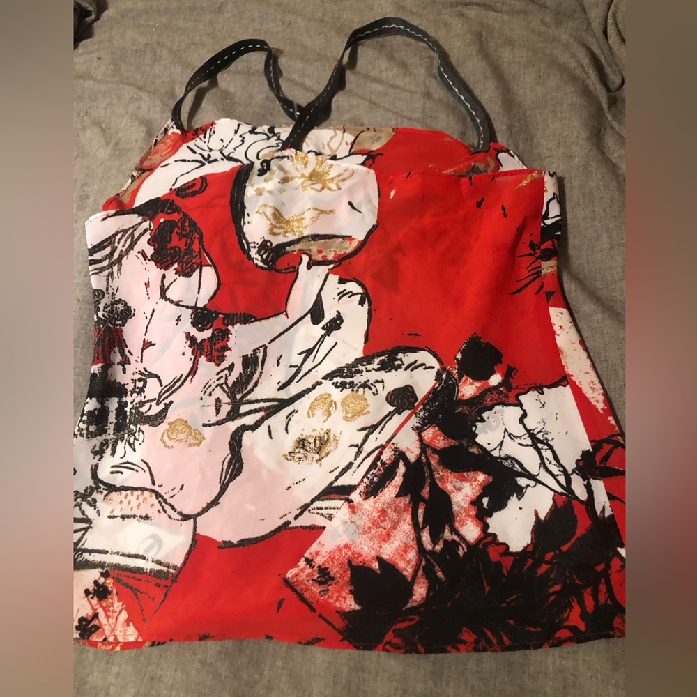 JUST CAVALLI Abstract Print Bustier Women’s Size 40